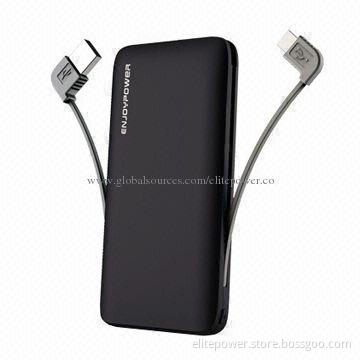 Wireless Charger with 5,000mAh Capacity and Dual USB Output, Used for iPad, iPhone, Samsung, HTC